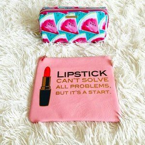 2pc Cosmetic Bag Set